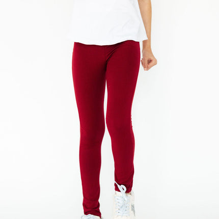 Burgundy Leggings - Dashing Nova
