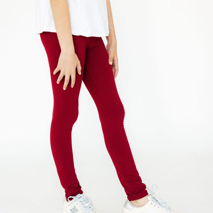 Burgundy Leggings - Dashing Nova