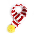 Scarf red white / L