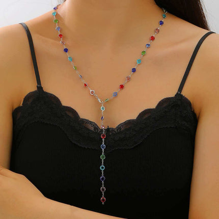 Colorful Geometric Heart Candy Jewelry Set