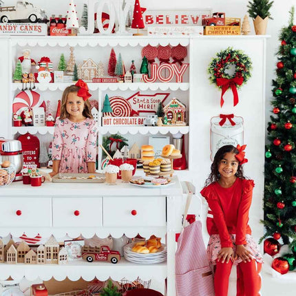 Candy Cane Cutie 3/4 Sleeve Pocket Twirl Dress