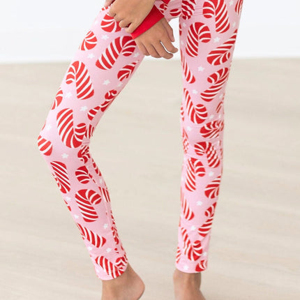 Candy Canes Leggings - Dashing Nova