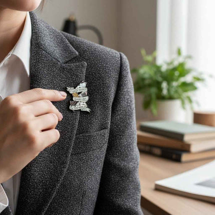Cat Lover Enamel Pin – Pet Every Cat Design for Bags and Jackets