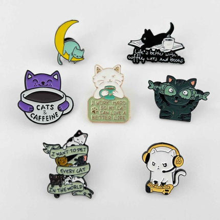 Adorable Cat Pins – Perfect Gift for Pet Enthusiasts