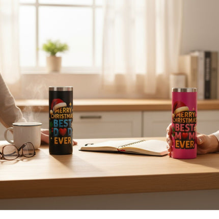 Christmas Gift for Parents – 20oz Tumbler Best Mom & Dad Ever