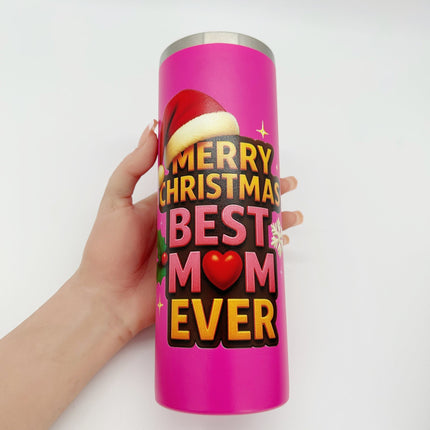Christmas Gift for Parents – 20oz Tumbler Best Mom & Dad Ever