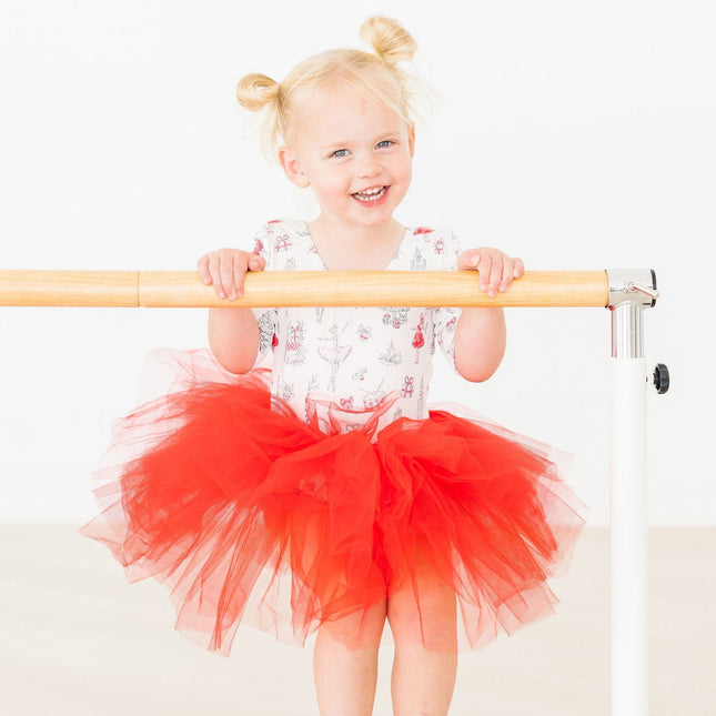 Clara's Christmas 3/4 Tutu Leotard - Dashing Nova