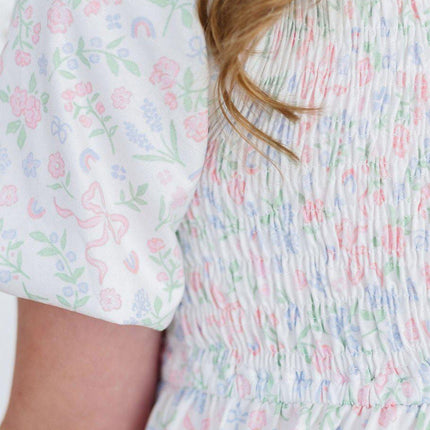 Cloud 9 Smocked Ruffle Dress - Dashing Nova