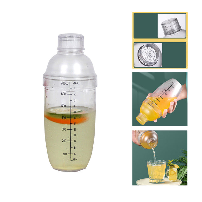 Cocktail Shaker Drink Wine Mixer Food Grade Durable Boba Tea Shaker