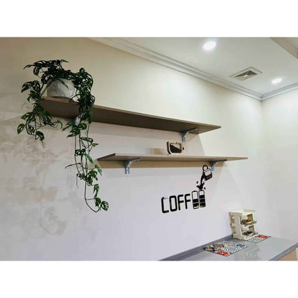 Coffee Shop Wall Decor – Self-Adhesive Acrylic Art for Business