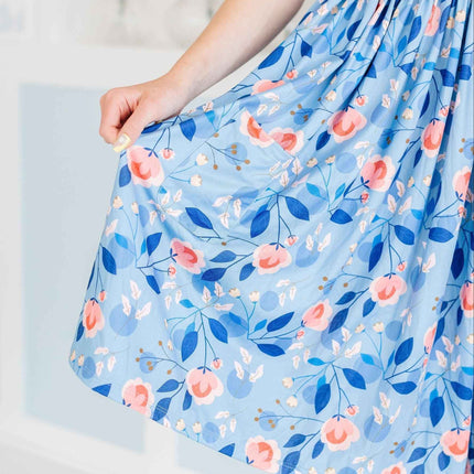 Country Blooms S/S Pocket Twirl Dress
