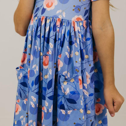 Country Blooms S/S Pocket Twirl Dress - Dashing Nova
