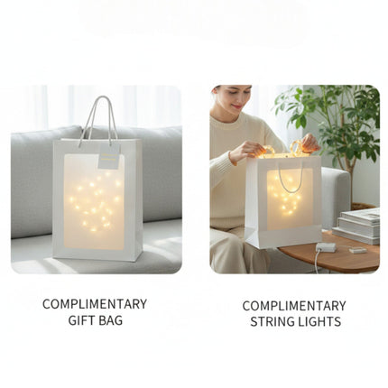 Crochet Rose Bouquet with Light Valentine’s Day Gift for Her