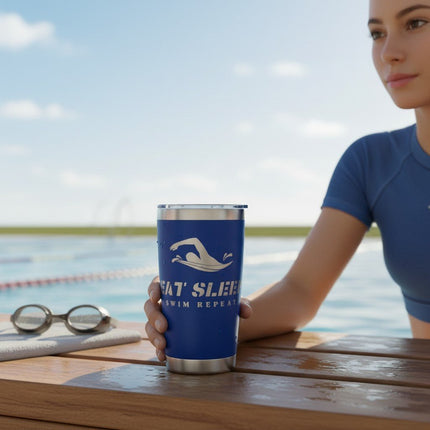 Custom Tumbler Gift for Swimmers Coaches Personalized Name