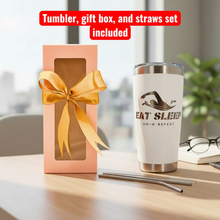 Custom Tumbler Gift for Swimmers Coaches Personalized Name