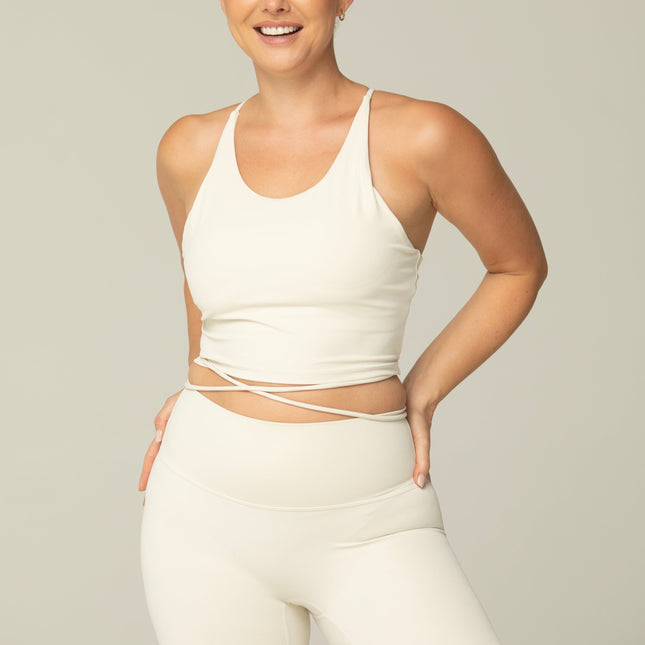 Tie Strap Active Bra & Legging 2 Piece Set