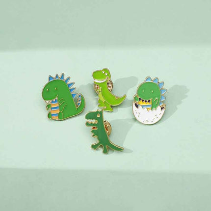Adorable Jurassic Lapel Pin – Fun Dinosaur Accessory for Women