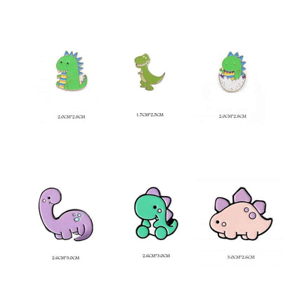 Adorable Jurassic Lapel Pin – Fun Dinosaur Accessory for Women
