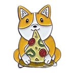 Eating Pizza