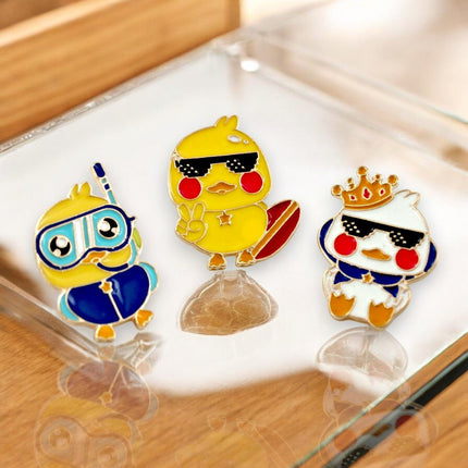 Cute Duck Pin – What the Duck Enamel Lapel for Jackets or Hats