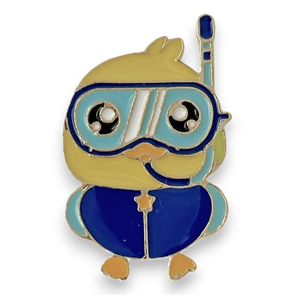 Cute Duck Pin – What the Duck Enamel Lapel for Jackets or Hats