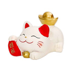 Crouching Fortune Cat