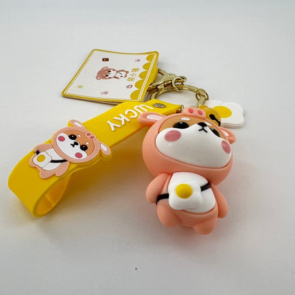 Shiba Inu Pig Key Ring for Dog Lovers and Cute Gift Ideas