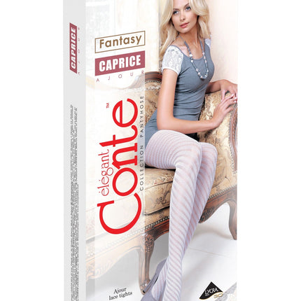 Conte Caprice - Fantasy Openwork 55% Cotton Women's Tights (13С-42СП)