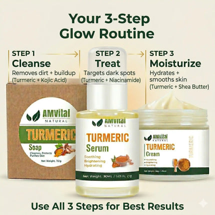 Daily Glow Routine Bundle (Cleanse + Treat + Moisturize) - Dashing Nova