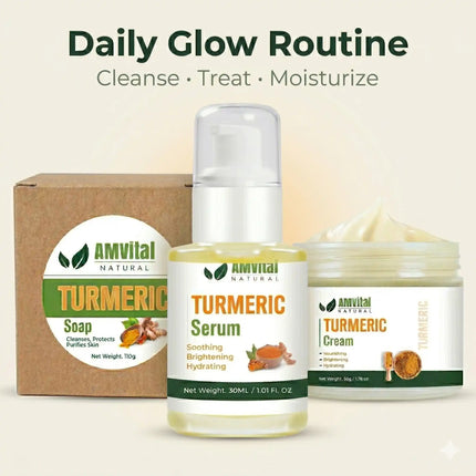Daily Glow Routine Bundle (Cleanse + Treat + Moisturize) - Dashing Nova