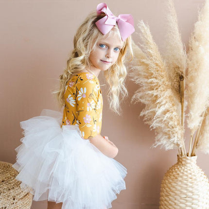 Dandelions in Fall 3/4 Tutu Leotard - Dashing Nova