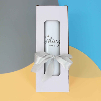 Custom Name 20 oz Skinny Tumbler – Engraved with Straw & Brush