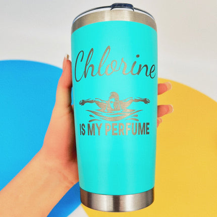 Dashing Nova ™ Personalized Custom Name Tumbler Inspirational Quotes Best Presents Swim Gifts for Swimmers and Coaches