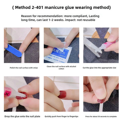 1029- Handmade press on nails fake nails removable