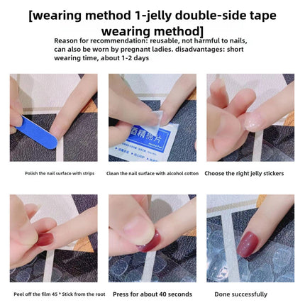 1029- Handmade press on nails fake nails removable
