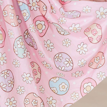 Easter Egg Hunt Flutter Sleeve Twirl Dress - Dashing Nova
