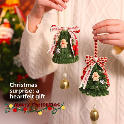 Christmas gift pendant car hanging twist stick Christmas tree handmade DIY material package homemade creative jewelry decoration