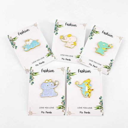 Cute Elephant Selfie Pins – Quirky Accessories for Animal Lovers