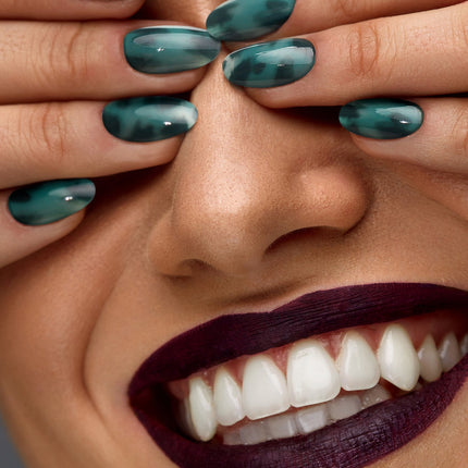Emerald Amber | Soft & Durable Press-On Nails - Dashing Nova