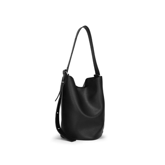 Bucket bag ladies simple, large capacity shoulder bag, versatile hobo bag with crossbody strap - Dashing Nova