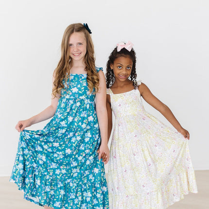 Floral Breeze Ruffle Maxi Dress - Dashing Nova
