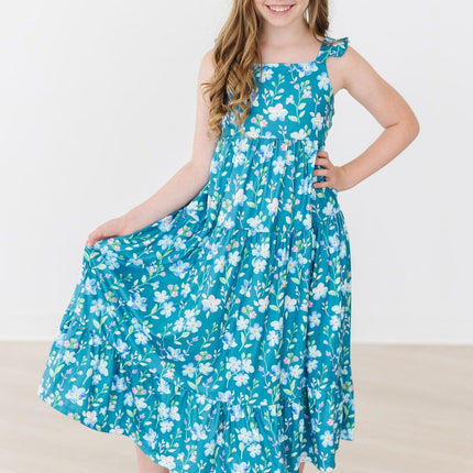 Floral Breeze Ruffle Maxi Dress - Dashing Nova