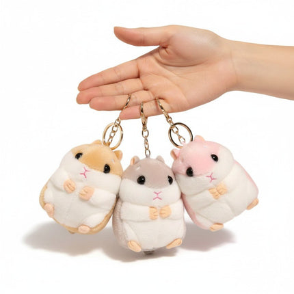 Fluffy Hamster Keychain Charm – Perfect for Bags & Gifts