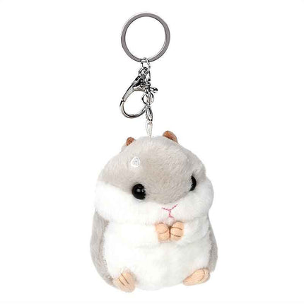 Cute Hamster Backpack Charm Keyring for Animal Lovers