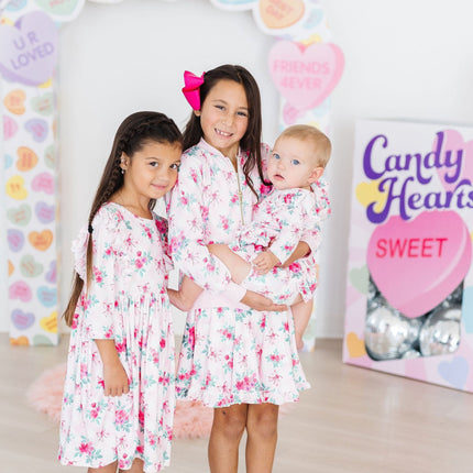 Gingham Bows Ruffle Twirl Skort - Dashing Nova