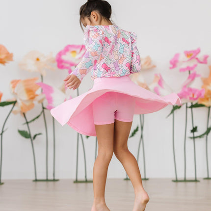 Hangin with My Peeps L/S Ruffle Tee - Dashing Nova