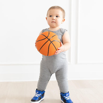 Heather Gray Tank One-Piece Jogger - Dashing Nova