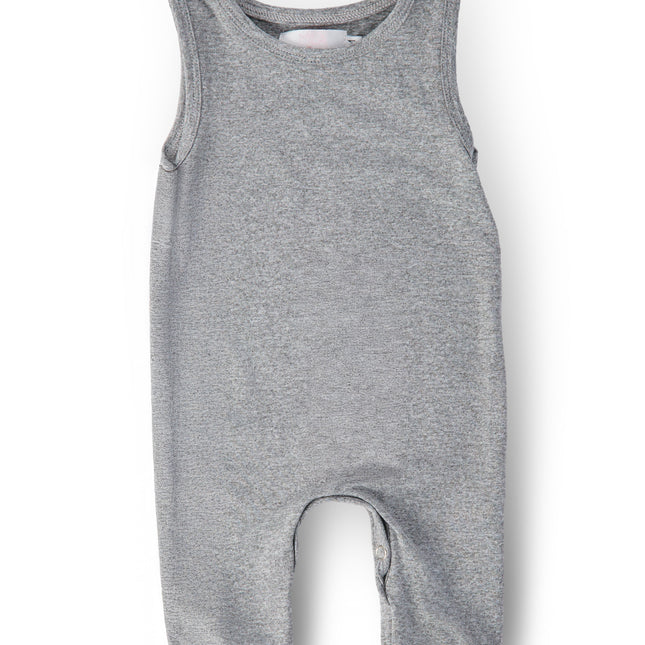 Heather Gray Tank One-Piece Jogger - Dashing Nova