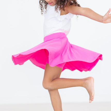 Hot Pink Twirl Skort - Dashing Nova
