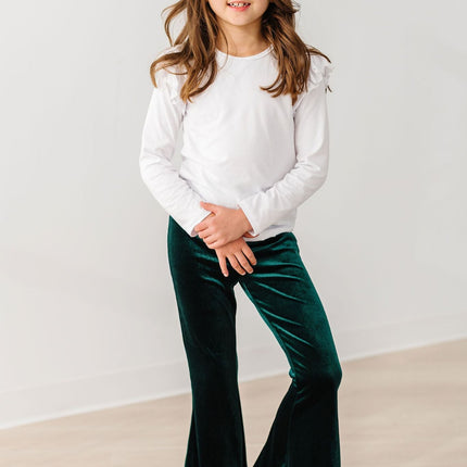 Hunter Green Velvet Bells - Dashing Nova